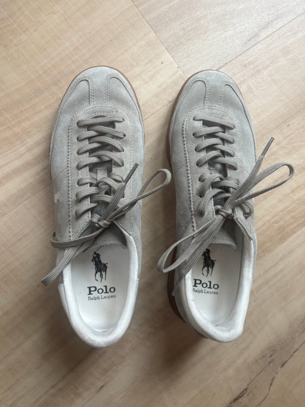 Polo Ralph Lauren Bedford Suede Sneaker Grey Size 9